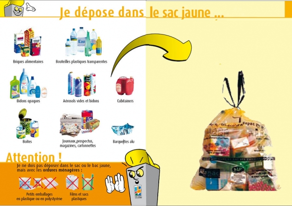 Sac Jaune Tri